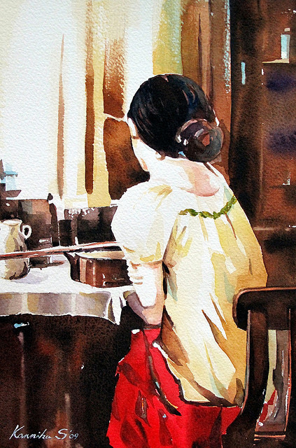 A Moment of Thought by Kannika Soonthornyankit in Bangkok, Thailand.