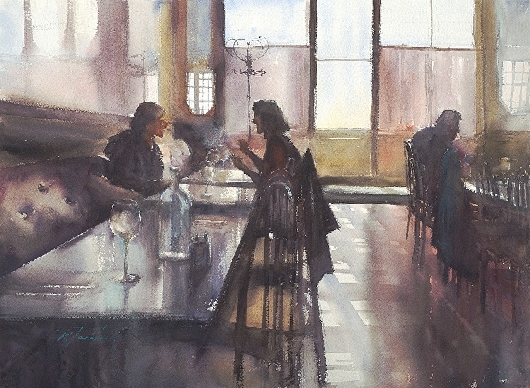 Café des Arts II by Keiko Tanabe in San Diego, California