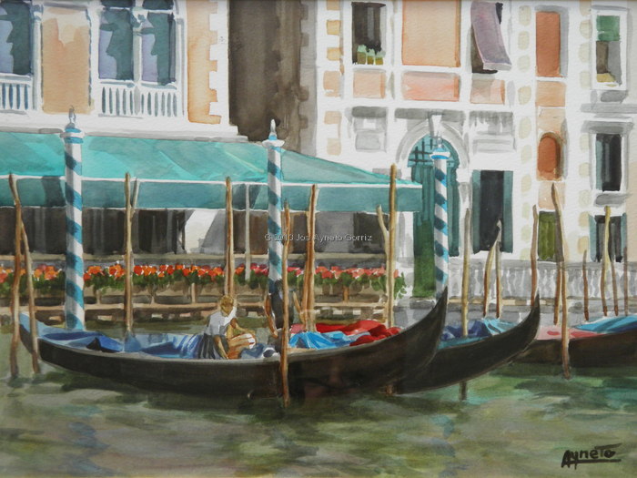 Góndolas en Venecia by Josep Ayneto in Maresme, Barcelona, Spain