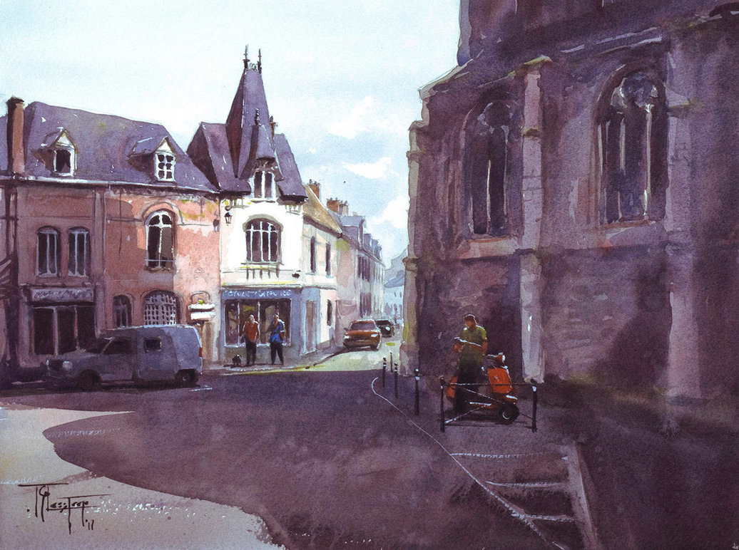 Sunny day in Auffay by Tyl Destoop in Balen, Belgium
