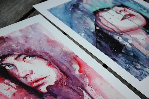Secrets and Hidden in print by Molly Brill in Cleveland, Ohio