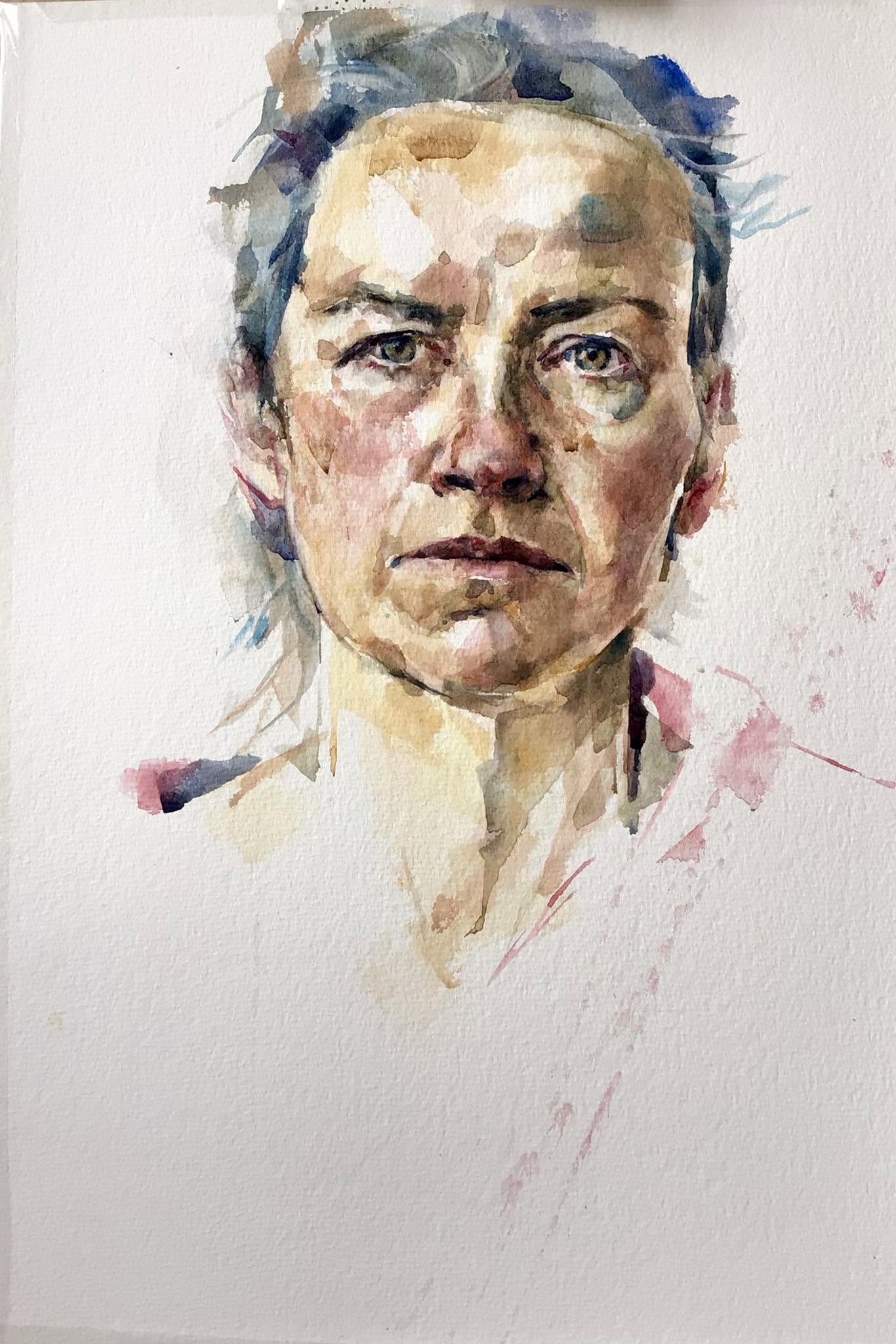 Self portrait by Aine Divine in Scotland