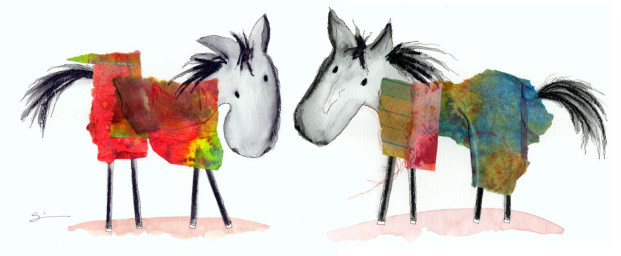 Horses by Carla Sonheim in Seattle, Washington