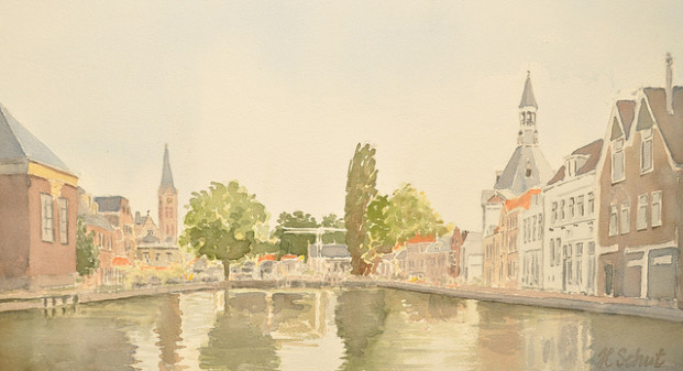 sluisje Leidschendam by Hein Schut in Leidschendam, Netherlands.