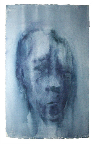 blue face #3 by Kevin Reynolds in Portland, Oregon