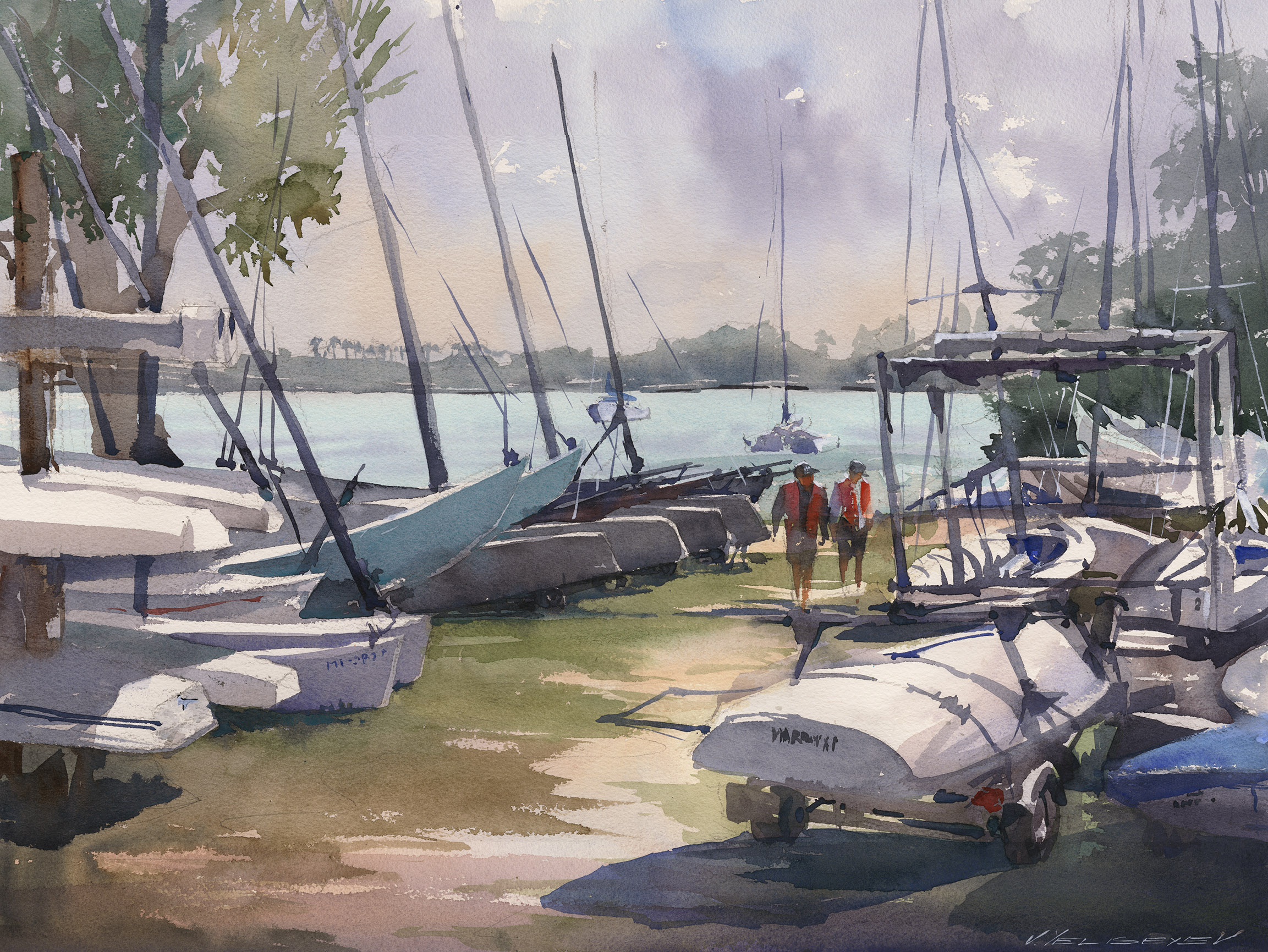Boat Yard by Vladislav Yeliseyev in Sarasota, Florida
