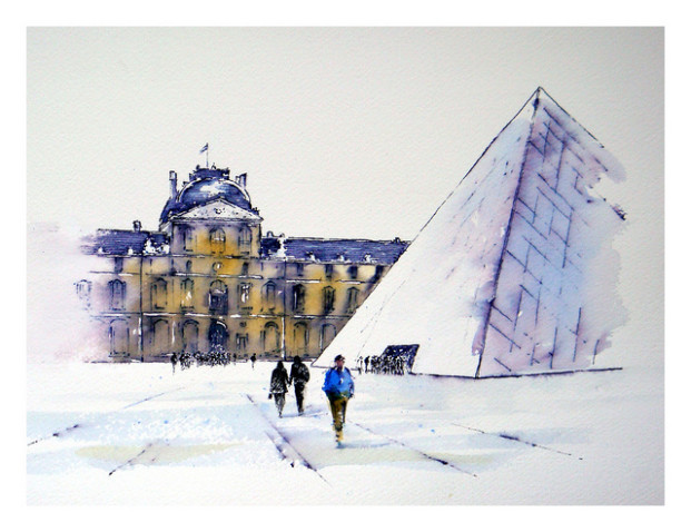 Louvre Paris by janart2010.
