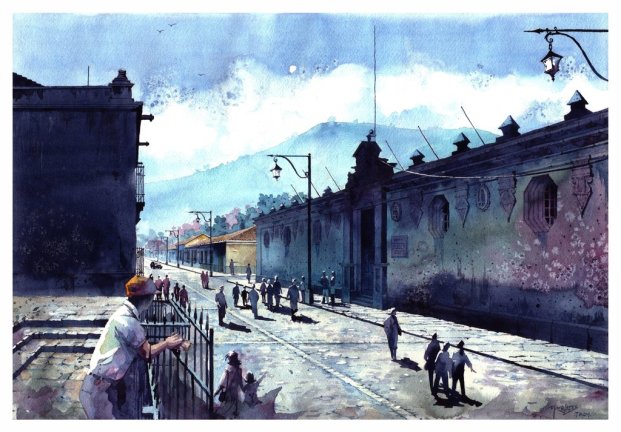 Calle Antigua by Mario Lopez in Guatemala.