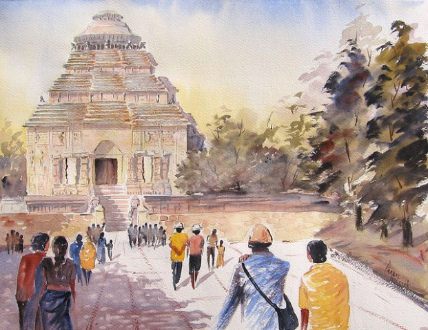 Going to konark by Prabal Mallick in Bangalore, India.