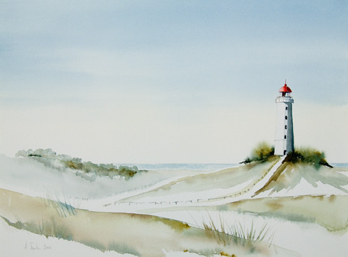 Leuchtturm auf dem Dornbusch, Hiddensee by Anne in Germany.