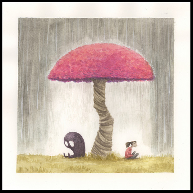 Rainy Day Ghost by Tim Probert in Providence, Rhode Island.