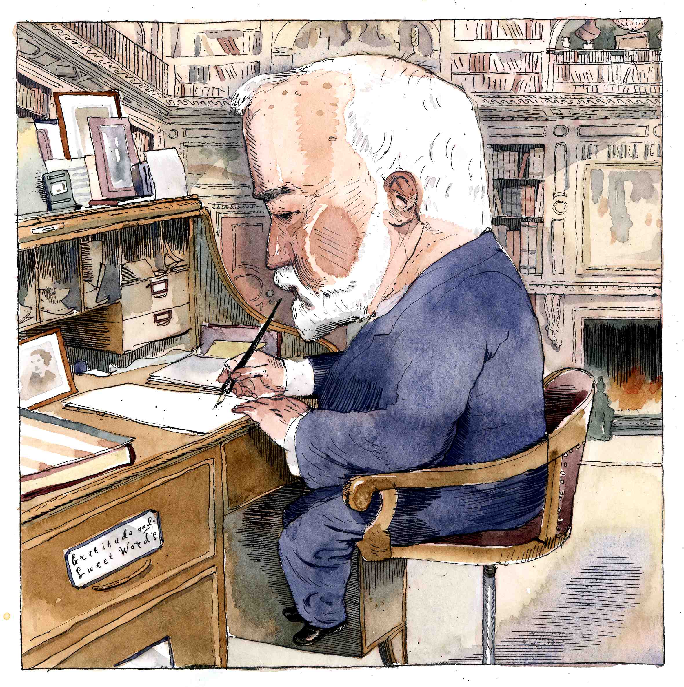 Carnegie by Barry Blitt