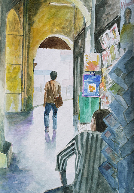 Sidewalk by Hisham Salmin in Kuala Lumpur, Malaysia