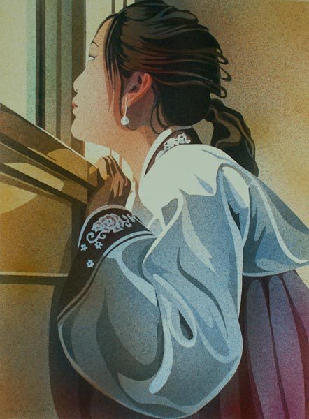 Emily at the Window by Diane Geoghegan.