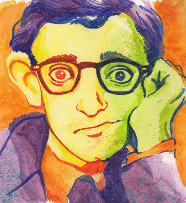 Woody Allen by Emma McDonnell in Cambridge, Massachusetts.