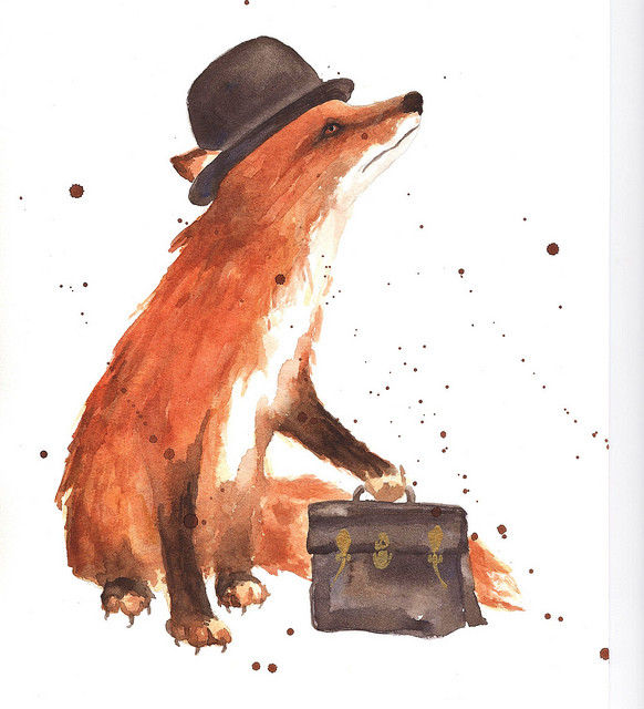 Fox for Cindy by Alisson Fennell in Ynysybwl, Wales, United Kingdom