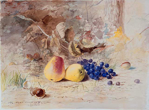 Autumn Still Life by Marmaduke Matthews in Ontario, Canada