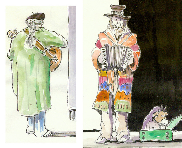 Pike Place Musicians by Mark Ryan in Seattle, Washington.