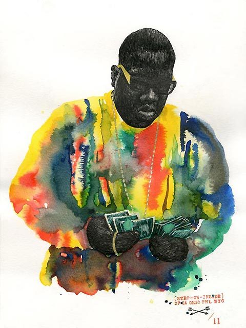 Biggie by Felipe Merida in Brooklyn, New York