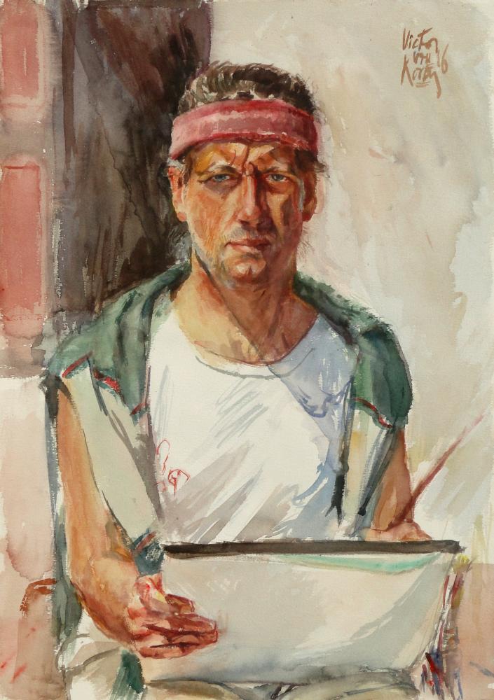 1986-001 by Victor van Kooten in Lesvos, Greece