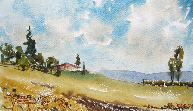 Abacela Vineyard by Vinita Pappas in southern Oregon