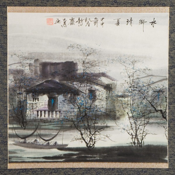 Traditional Home in Winter by Xiao Feng.