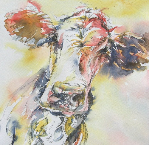 cowweb4 by Liz Chaderton in a small village near Twyford, England.