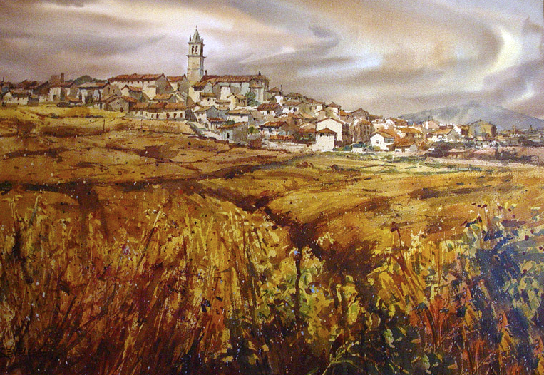 Panoramic by Gustavo Revelles in Madrid, Spain
