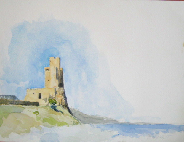 Castle at Rosano, Calabria by Matthew James Collins in Italy/Chicago.
