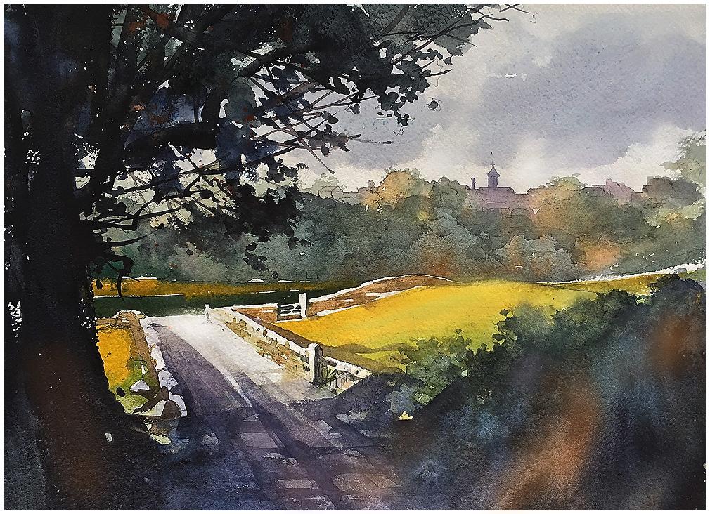 Country Lane by Thomas W. Schaller in Los Angeles, California